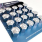 21 mm Bolt/Nut caps 20 pcs Chrome (BV21-000CR)