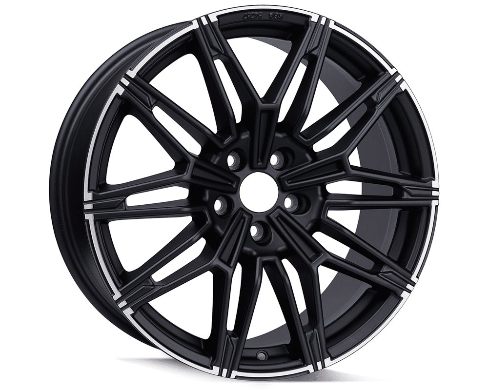 MAM Keskin Tuning B3N (max load:720kg) Germany TÜV certified R19 8.5J 5x120 ET35 CB72.6 MATT BLACK LIP POLISHED