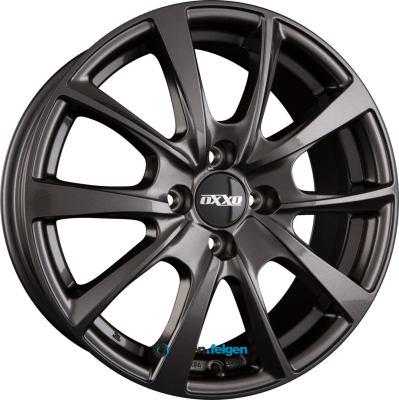 OXXO Vidorra Dark (OX18) (Max Load: 715 kg) R16 6.5J 5x114.3 ET50 CB72.6 Gunmetal
