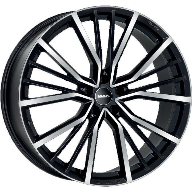 MAK Union R17 7.5J 5x112 ET39 CB57.1 Black Mirror