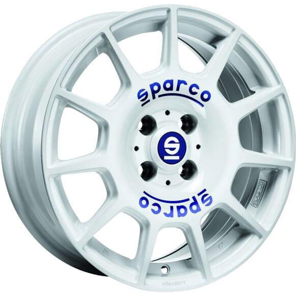 Sparco Terra R16 7J 5x114.3 ET45 CB75 White Blue Lettering